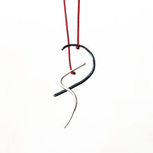 Γούρι 2025 Xειροποίητo ασημένιo κολιέ με οξείδωση, Ένα - 5