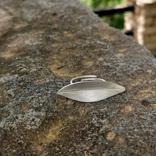 Χειροποίητο Δαχτυλίδι σε σχήμα φύλλου Leaf (ασήμι) - 2