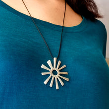 Xειροποίητo κολιέ Sun, Ασήμι 925 - 2