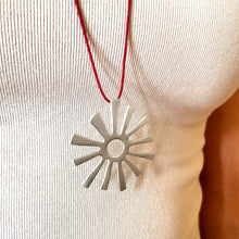 Xειροποίητo κολιέ Sun, Ασήμι 925 - 6