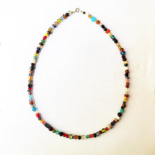 Χειροποίητο κολιέ με πολύχρωμες πέτρες από γυαλί, Multistone - 2