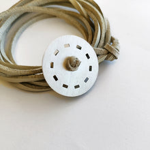 Χειροποίητο ασημένιο βραχιόλι Classic με δέρμα - 4