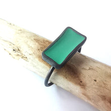 Ασημένιο δαχτυλίδι με σμάλτο και επιροδίωση Color - 4