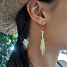 Κρεμαστά σκουλαρίκια ψάρια Fish (ασήμι, επιχρύσωση) - 2