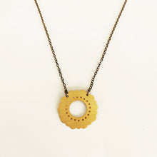 Χειροποίητo ρομαντικό κρεμαστό Flower (ασήμι, επιχρύσωση) - 1