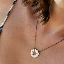 Χειροποίητo ρομαντικό κρεμαστό Flower (ασήμι) - 1