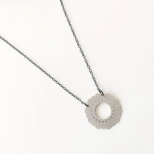 Χειροποίητo ρομαντικό κρεμαστό Flower (ασήμι) - 3