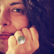 Χειροποίητο δαχτυλίδι σε αφαιρετικό σχήμα λουλουδιού Bloom (ασήμι) - 2