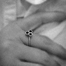 Χειροποίητο δαχτυλίδι από ασήμι 925 με οξείδωση Molla. Συλλογή Natura. - 3
