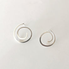 Σκουλαρίκια αρχαιοελληνική σπείρα Texture Spiral (ασήμι) - 3