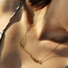 Κολιέ μοντέρνο Texture Twist (ασήμι, επιχρύσωση) - 1