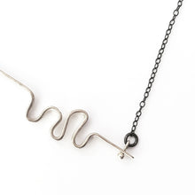 Κολιέ μοντέρνο γυναικείο Texture Twist (ασήμι) - 3