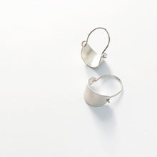 Handmade sterling silver hoop earrings, Chloe - 1
