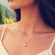 Handmade gold plated silver necklace in chain, Molla. - 4
