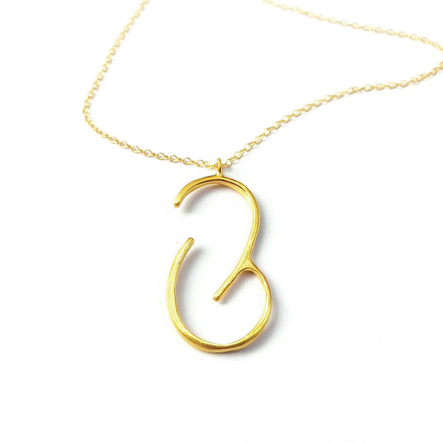 Γούρι 2026 | Αγκαλιά | Κολιέ με αλυσίδα (ασήμι, επιχρύσωση)