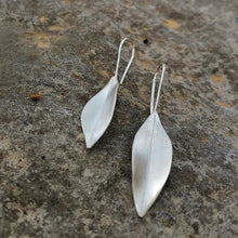 Handmade Leaves Earrings (Sterling silver) - 1
