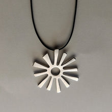 Handmade sterling silver necklace, Lucky Charm 2024 |Sun| - 5
