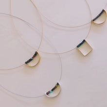 Load and play video in Gallery viewer, Space stones necklaces video
