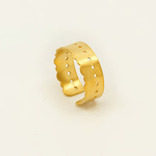Χειροποίητο ρομαντικό επίχρυσο δαχτυλίδι Flower ασήμι 925 - 2
