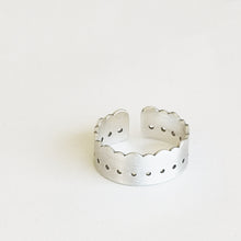 Handmade romantic sterling silver ring Flower - 1

