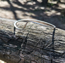 Handmade, minimalist, silver Texture bracelet - 4
